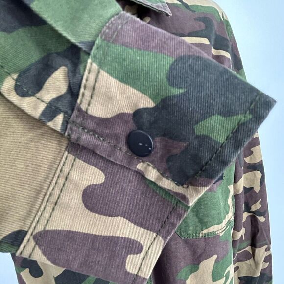 Vans Assembly Camo Shirt Dress Long Sleeve Size S - Picture 10 of 13